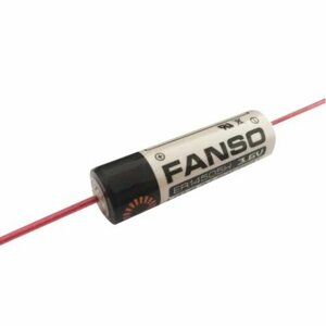 Батарейка Fanso ER14505H/P Li-SOCl2 батарея типоразмера AA, 3.6 В, 2.6 Ач, аксиальные проволочные выводы, Траб:55.85 °C
