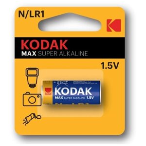 Батарейка Kodak Max Super Alkaline N/LR1, 2 уп., в упаковке: 1 шт.
