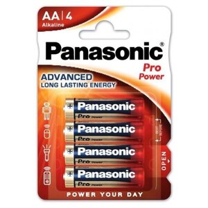 Батарейка Panasonic Pro Power AA/LR6, в упаковке: 4 шт.