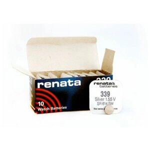 Батарейка renata R339 (SR614SW), 1.55 В