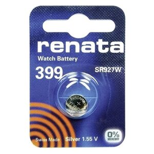 Батарейка Renata SR927W, 5 уп., в упаковке: 1 шт.