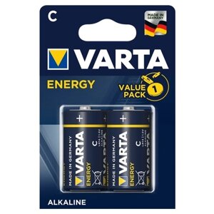 Батарейка VARTA energy C/LR14, в упаковке: 2 шт.
