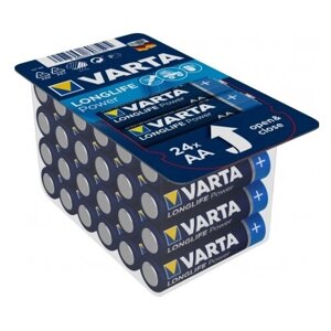 Батарейка VARTA longlife power AA, в упаковке: 24 шт.