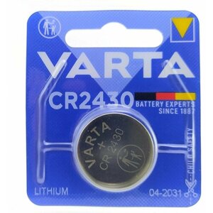 Батарейки (10шт) VARTA CR2430 3В литиевые (1)10