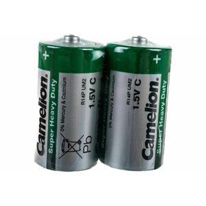 Батарейки солевые Camelion - тип C, 1.5В, 6 упаковок по 2 шт.