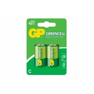 Батарейки солевые GP GP14G-2CR2 Greencell C R14 1,5В 20шт