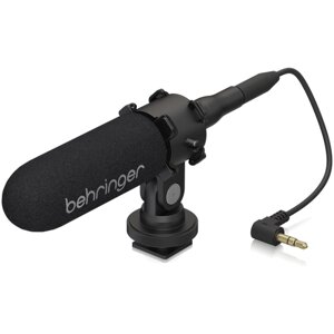 Behringer VIDEO MIC накамерный конденсаторный микрофон, со съемным держателем и башмаком, подходит для смартфонов, 40-16000 Гц, разъем 3,5 TRRS