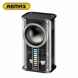 Беспроводная колонка Remax RB-M68, 5W, Bluetooth 5,3 TWS, Black)