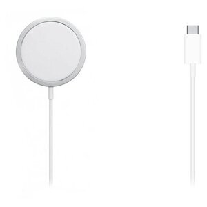 Беспроводное зарядное устройство для Apple iPhone (MagSafe) (белое)