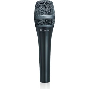 Carol AC-920 DARK SILVER+BLACK Микрофон вокальный динамический суперкардиоидный, 50-12000Гц, с держателем и кабелем XLR-XLR 4,5м. Темно-серебристый/Metallic grey