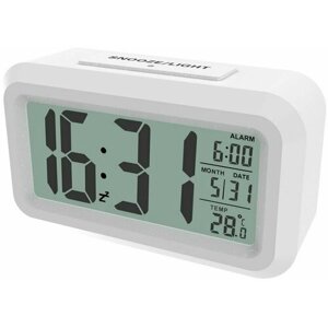 Часы-будильник Ritmix White (CAT-100)