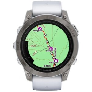 Часы Garmin Epix Pro Gen 2 Sapphire 47 мм Stone White Titanium DLC (010-02803-21)