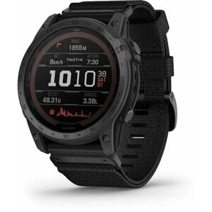 Часы Garmin TACTIX 7 Pro Ballistics Edition с черным нейлоновым ремешком