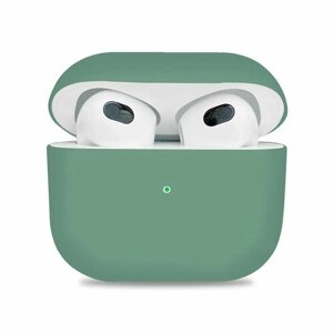 Чехол силиконовый Case Protection для AirPods 3, ночной зеленый (10)