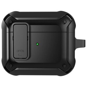 Чехол WiWU Mecha AirPods Case для AirPods 3 Black + Black