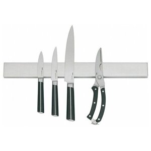 Держатель для ножей, Shiny Kitchen, Магнитный держатель для ножей, Магнитный настенный держатель для ножей, 39,5*1,5*4 см.
