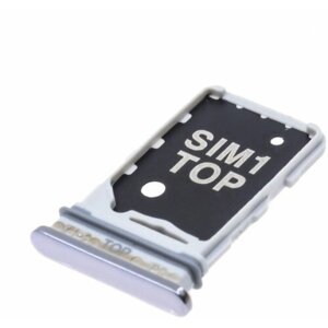 Держатель сим карты (SIM) для Samsung A805 Galaxy A80, серебро