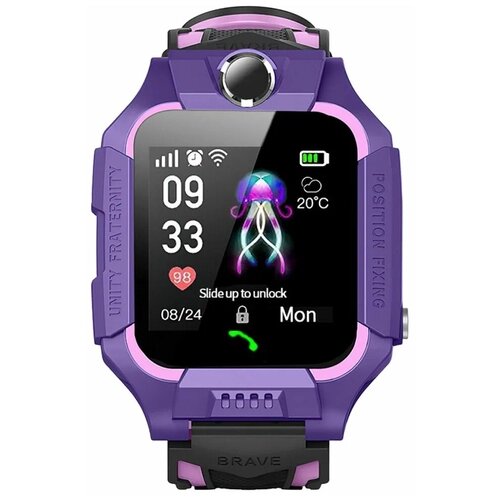 Детские умные часы Prolike PLSW02, фиолетовый
