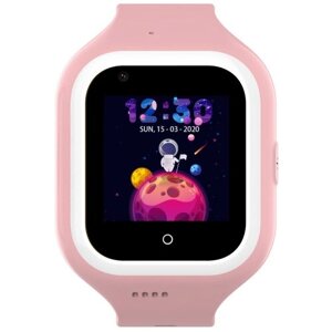 Детские умные часы Wonlex KT21 4G 45 мм GPS, розовый
