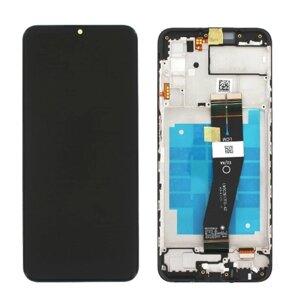 Дисплей для Samsung A035 Galaxy A03 (в сборе с тачскрином) (черный) (в рамке) (ORIG100)