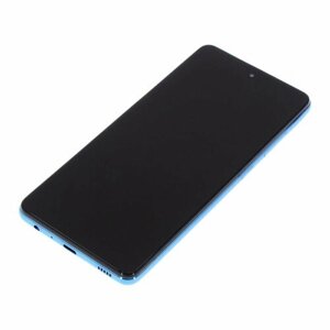 Дисплей для Samsung A525 Galaxy A52 / A528 Galaxy A52s / A526 Galaxy A52 5G (в сборе с тачскрином) в рамке, синий, AA