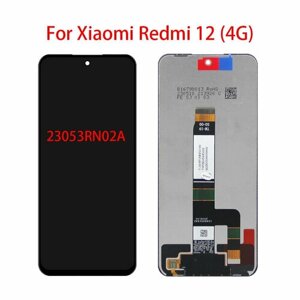 Дисплей для Xiaomi Redmi 12 4G в сборе с тачскрином Оригинал