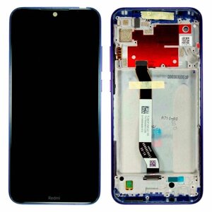 Дисплей для Xiaomi Redmi Note 8T Blue с тачскрином в рамке