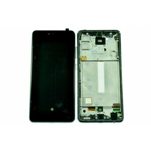 Дисплей (LCD) для Samsung SM-A525/A52/A526B/A52 5G/A528/A52S+Touchscreen black OLED в рамке