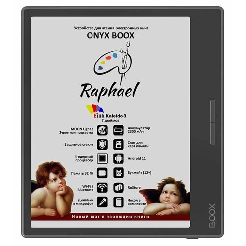 Электронная книга ONYX BOOX Raphael, черный
