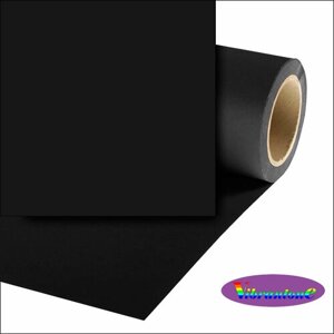 Фон бумажный чёрный Vibrantone VBRT1210 Black 1.35 Х 11м