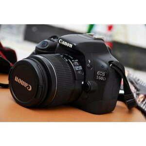 Фотоаппарат Canon EOS 550D Kit EF-S 18-55mm f/3.5-5.6 IS, черный/Kit EF-S 18-55mm f/3.5-5.6 IS, II черный