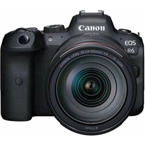 Фотоаппарат CANON EOS R6 rf 24 -105mm f4 IS USM, черный