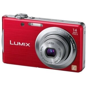 Фотоаппарат Panasonic Lumix DMC-FS16 , красный
