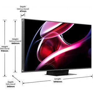 Hisense телевизор LED hisense 65" 65UXKQ темно-серый 4K ultra HD 120hz DVB-T DVB-T2 DVB-C DVB-S DVB-S2 USB wifi smart TV 65UXKQ