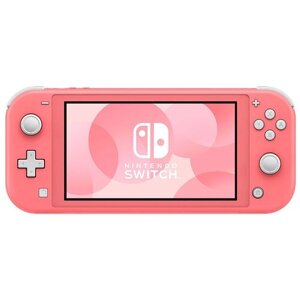 Игровая приставка Nintendo Switch Lite 32 ГБ, без игр, коралловый