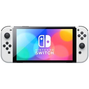 Игровая приставка Nintendo Switch OLED 64 ГБ, без игр, белый, 2-й геймпад