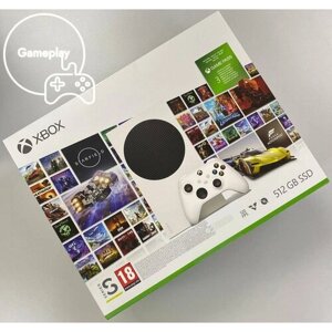 Игровая приставка Xbox Series S 512GB White + Подписка Game Pass Ultimate 3 месяца (New)