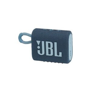 JBL GO 3 синяя Портативная акустика (1 x 4.2 Вт, Bluetooth, USB Type C, IP67, JBLGO3BLU)