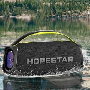Колонка беспроводная "Hopestar" A40 с микрофоном / Bluetooth-колонка мощностью 70 Вт. Цвет: серый
