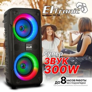 Колонка eltronic 20-19 DANCE BOX 300 динамик 2шт/6" с TWS