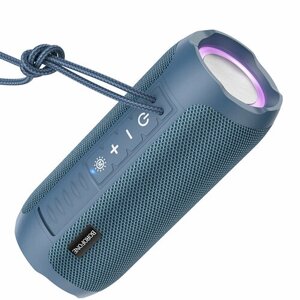 Колонка портативная Borofone, BR21, Sports, Bluetooth, цвет: синий