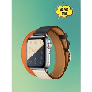 Кожаный ремешок Apple Watch 42-44-45 мм