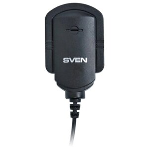 Микрофон проводной SVEN MK-150, разъем: mini jack 3.5 mm, черный