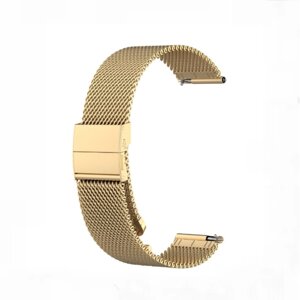 Миланский, сменный, сетчатый, плетёный ремешок-браслет MyPads для умных смарт-часов HUAWEI WATCH GT 3 (42 мм)/Watch GT 3 SE из нержавеющей стали, з.
