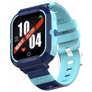 Наручные умные часы Smart Baby Watch Wonlex CT14 голубые, электроника с GPS, аксессуары для детей