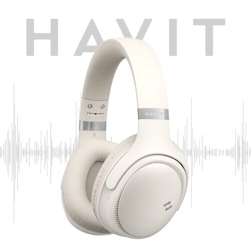 Наушники беспроводные HAVIT H630BT с микрофоном, с встроенным FM