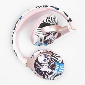 Наушники беспроводные Pure Bass 1000BT Tune с микрофоном / Розовый