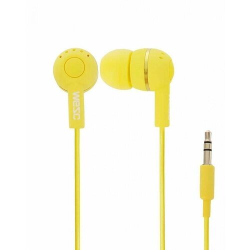Наушники вакуумные WeSC Kazoo in-ear headphones Yellow