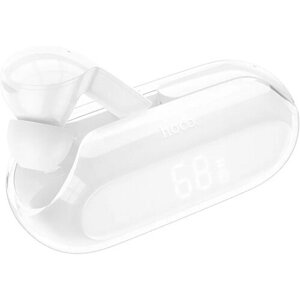 Наушники внутриканальные HOCO EW39, Bright, Bluetooth, цвет: белый