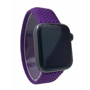 Нейлоновый ремешок для Apple Watch 1-9 / SE / ULTRA (42/44/45/49 мм), без застежки, фиолетовый, размер S
